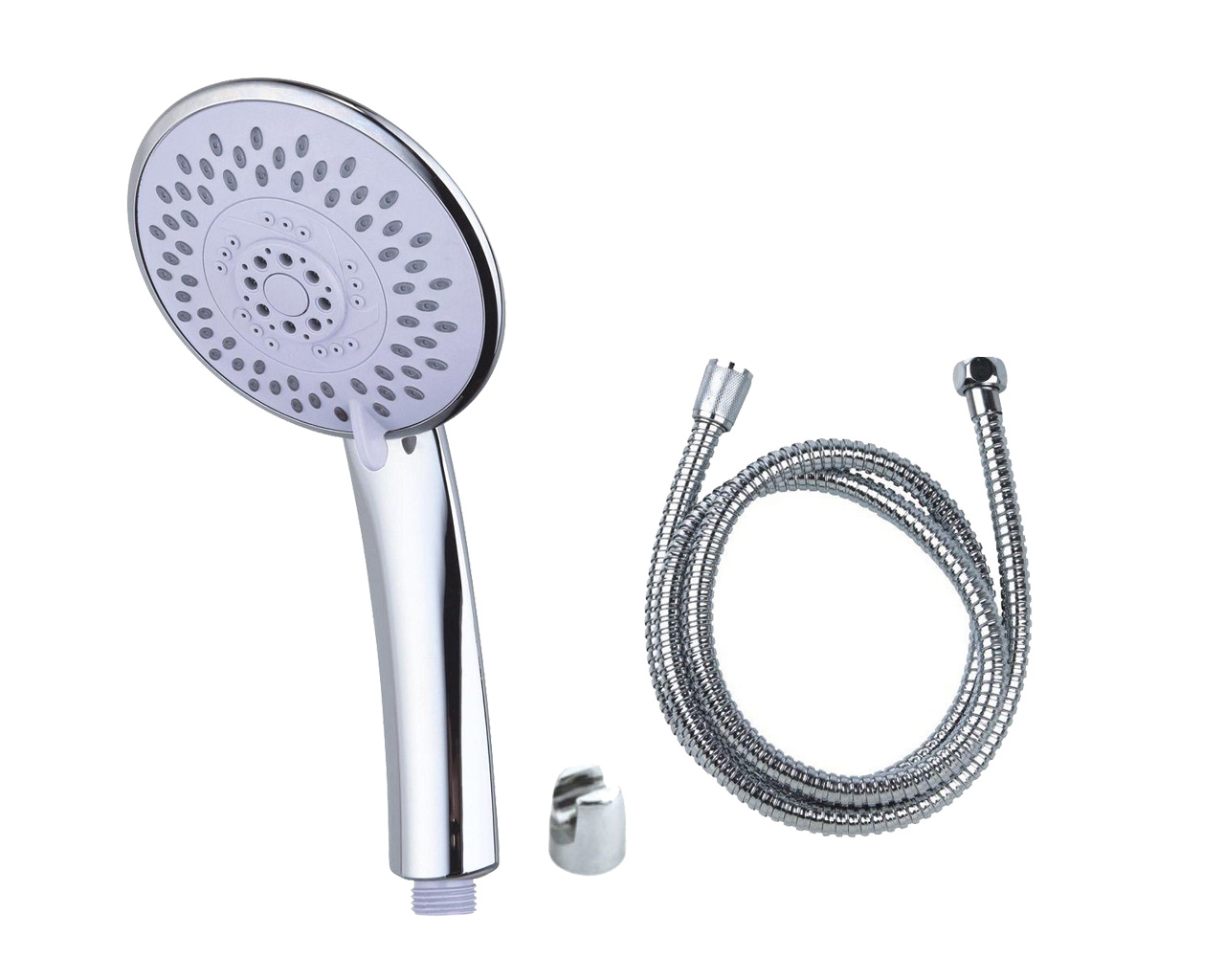 מזלף מקלחת שחור 5 מצבים כולל צינור ותופסן לקיר מזלף מקלחת שחור 5 מצבים כולל צינור ותופסן לקיר