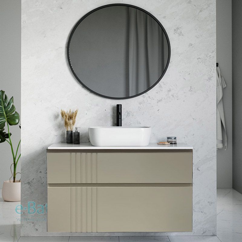 ארון אמבטיה תלוי אפוקסי מגירות ניצן פלוס רוחב 120 ס"מ ארון אמבטיה תלוי אפוקסי מגירות ניצן פלוס רוחב 120 ס"מ