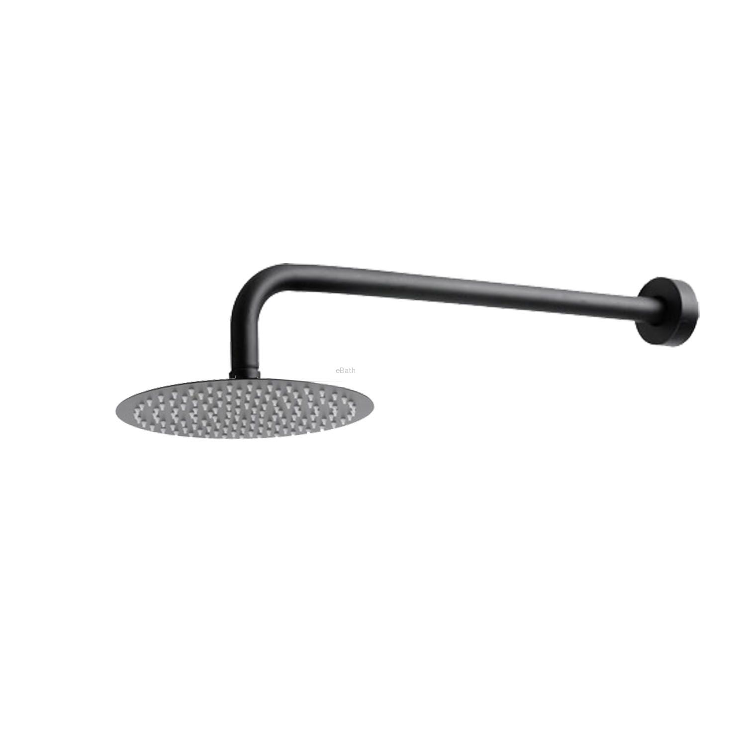 זרוע וראש מקלחת נירוסטה 20 ס"מ זרוע וראש מקלחת נירוסטה 20 ס"מ