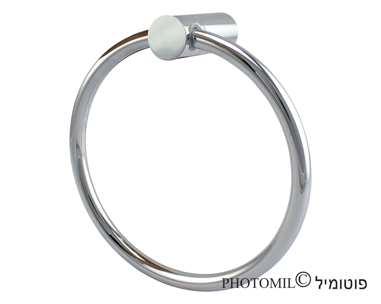 מתלה למגבת פנים ניקל מבריק Alita מתלה למגבת פנים ניקל מבריק Alita