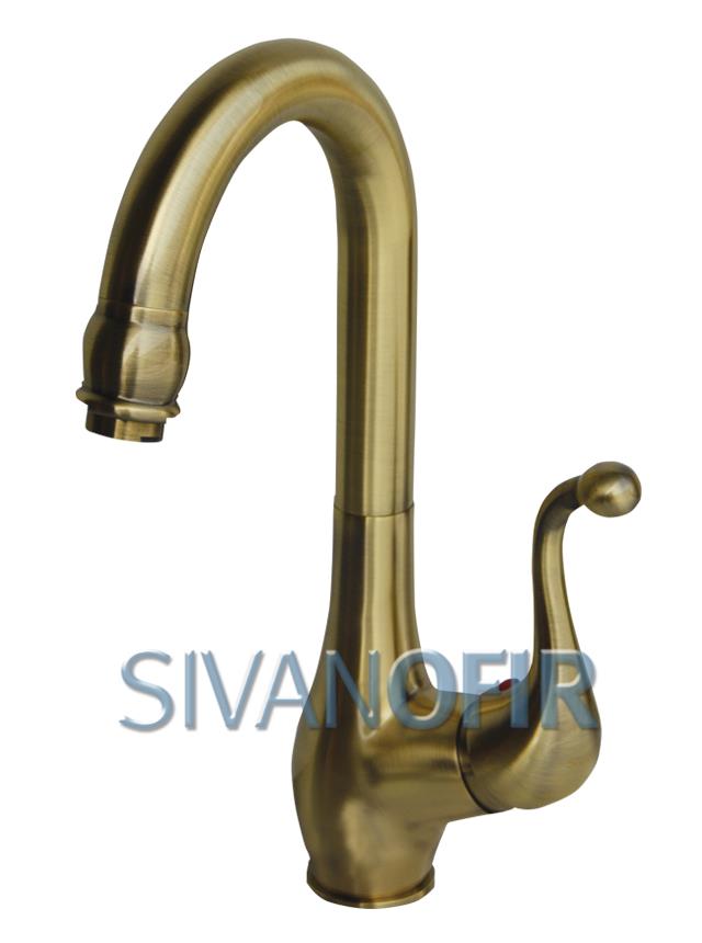 ברז פרח דולפין מעוצב עם פיה מסתובבת 8078YB ברז פרח דולפין מעוצב עם פיה מסתובבת 8078YB