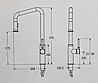 ברז למטבח שחור מט נשלף KAG
