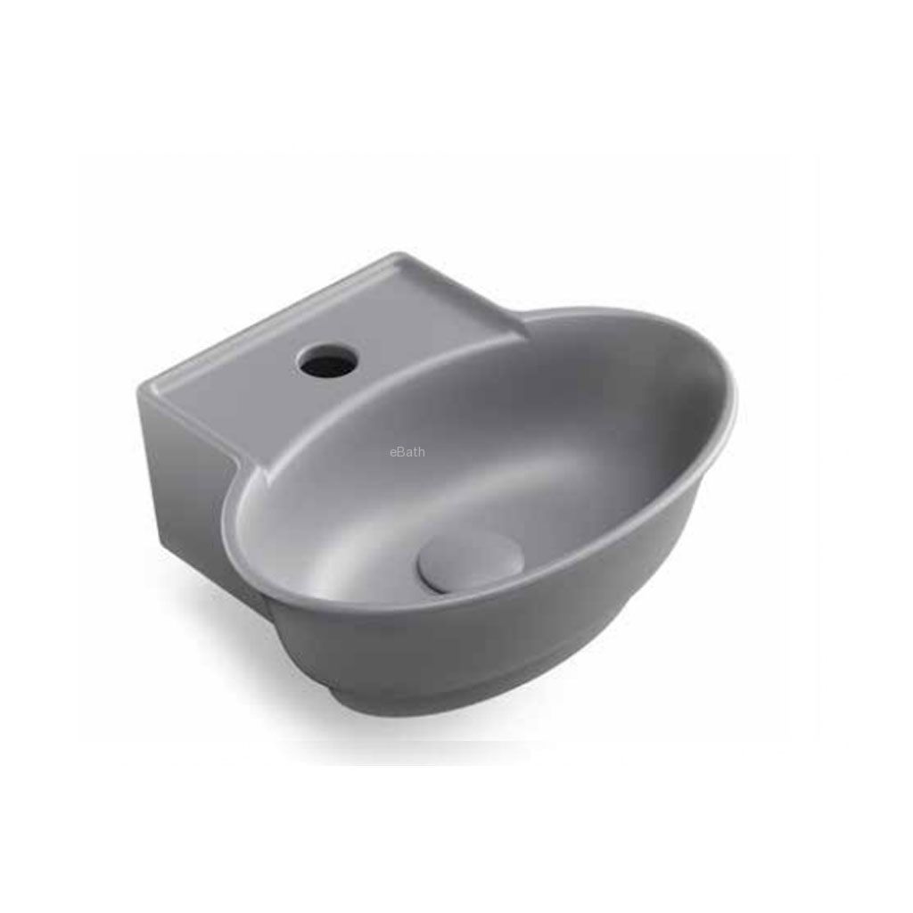 כיור תלוי שחור מט רוחב 40|עומק 34 כיור תלוי שחור מט רוחב 40|עומק 34