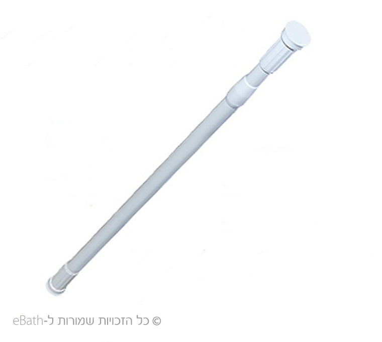 מוט מתכוונן לוילון מקלחת. מוט מתכוונן לוילון מקלחת.