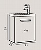ארון אמבטיה ונציה 41/25 ס