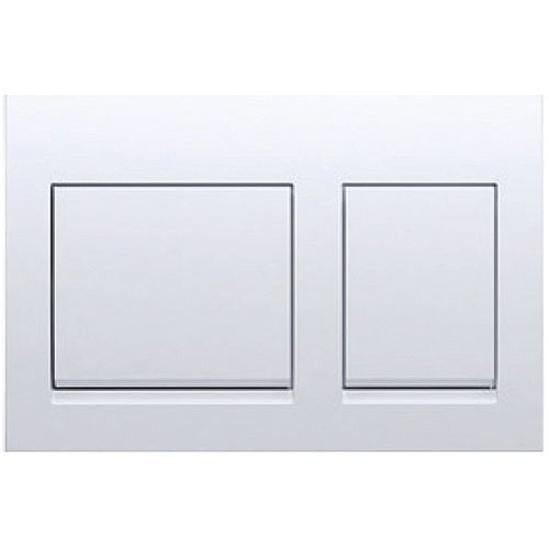 לחצן הפעלה מרובע לבן אלפא GEBERIT לחצן הפעלה מרובע לבן אלפא GEBERIT