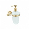 דיספנסר לסבון נוזלי זהב מט round