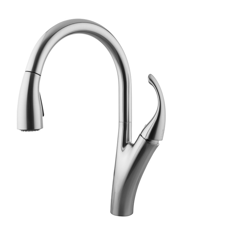 ברז מטבח נשלף ניקל Clear ברז מטבח נשלף ניקל Clear