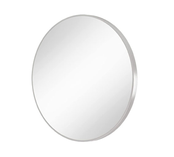 מראה עגולה מסגרת ניקל מוברש קוטר 80 ס"מ, דגם K מראה עגולה מסגרת ניקל מוברש קוטר 80 ס"מ, דגם K