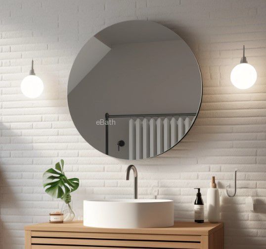 מראה קריסטלית עגולה קוטר 40/50/60/80 מראה קריסטלית עגולה קוטר 40/50/60/80