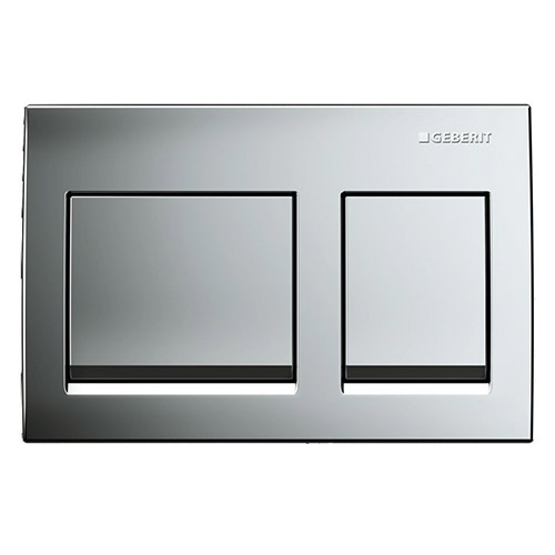 לחצן הפעלה מרובע לבן אלפא GEBERIT לחצן הפעלה מרובע לבן אלפא GEBERIT