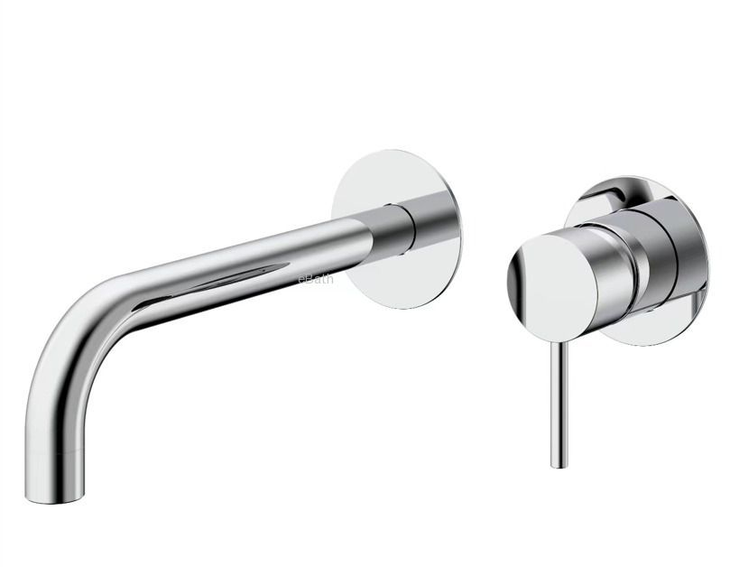 מערכת קיר לכיור רחצה ארוכה, צבע זהב מוברש POINT מערכת קיר לכיור רחצה ארוכה, צבע זהב מוברש POINT