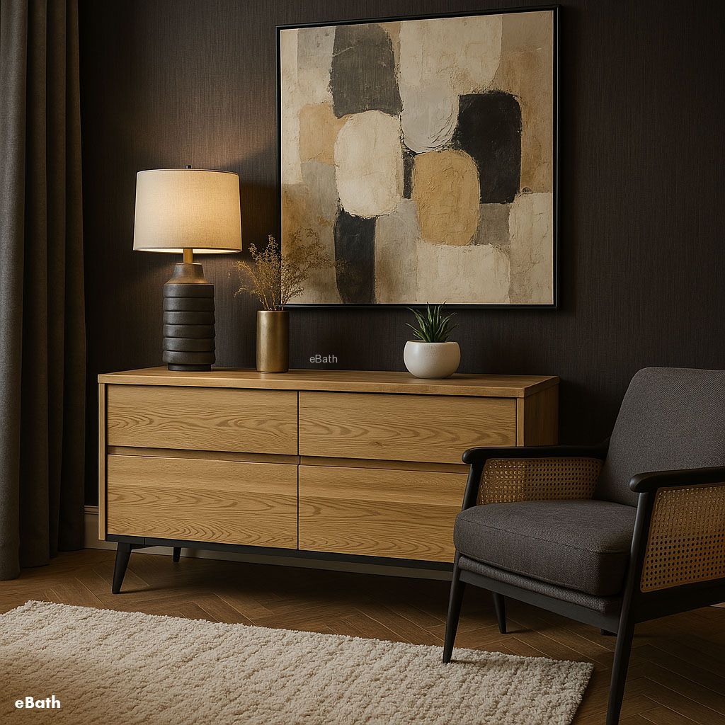 ארון אמבטיה תלוי עץ מלא Milano ארון אמבטיה תלוי עץ מלא Milano