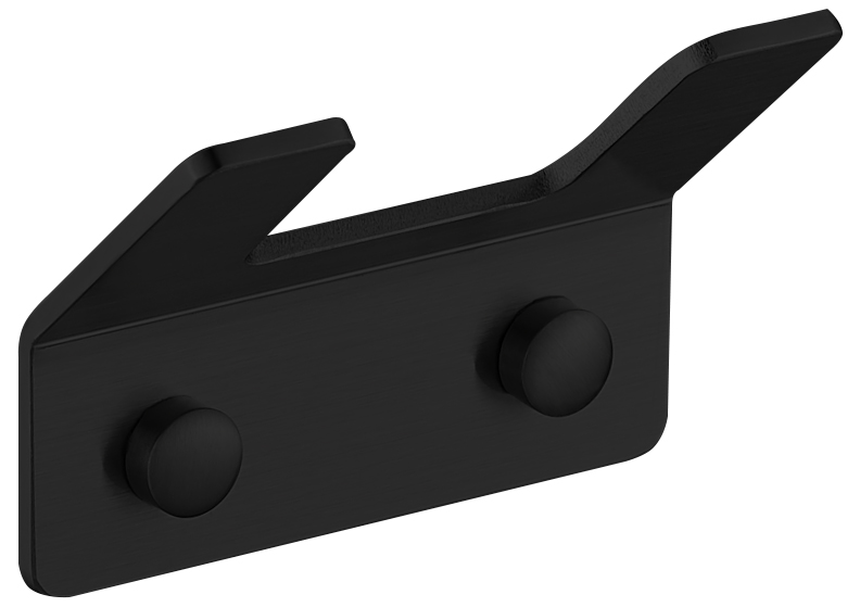 קולב מגבות 2 מתלים EK BLACK קולב מגבות 2 מתלים EK BLACK