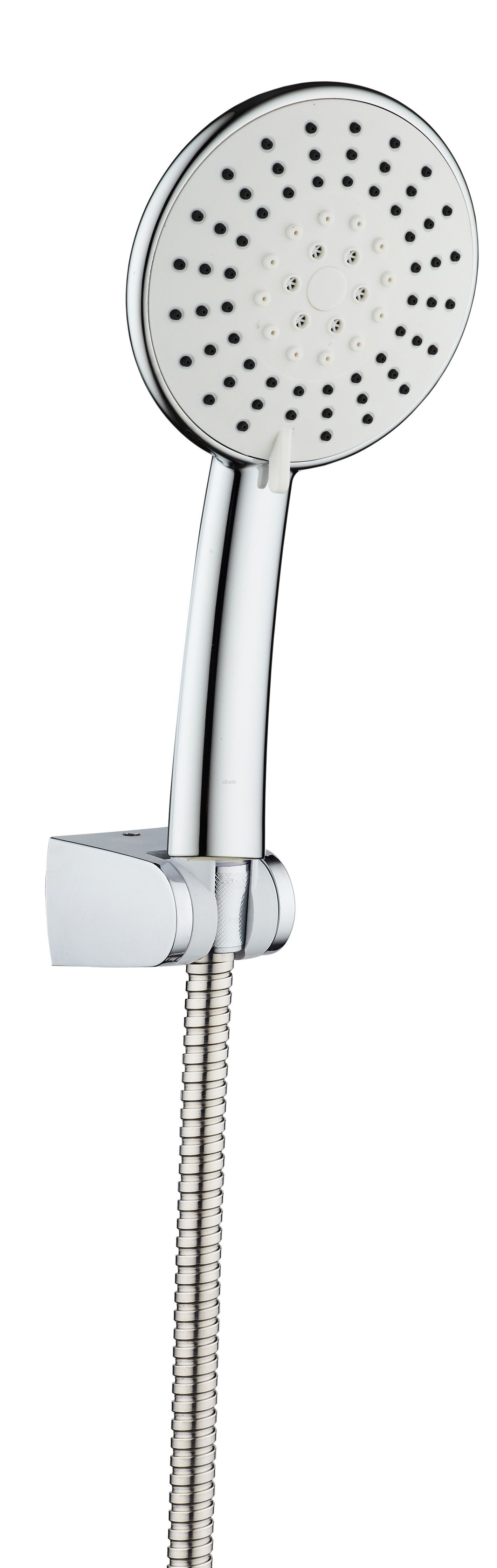 מזלף מקלחת ניקל 3 מצבים כולל צינור ותופסן לקיר מזלף מקלחת ניקל 3 מצבים כולל צינור ותופסן לקיר