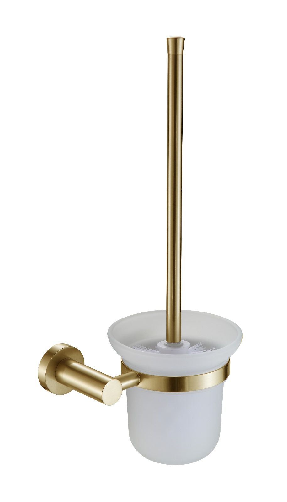 מברשת אסלה תלוי בהדבקה רוז גולד מט Minston מברשת אסלה תלוי בהדבקה רוז גולד מט Minston