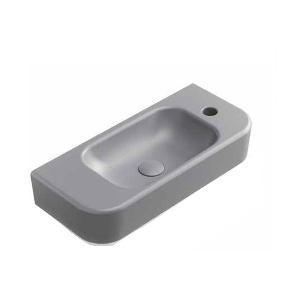 כיור מלבני תלוי לבן מבריק רוחב 50|עומק 20 כיור מלבני תלוי לבן מבריק רוחב 50|עומק 20