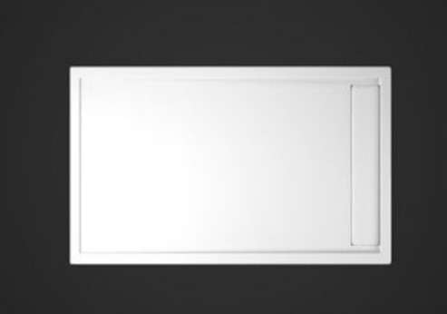 אגנית מלבן עם תעלת ניקוז 120X80 אגנית מלבן עם תעלת ניקוז 120X80