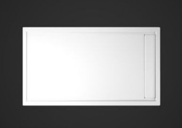 אגנית מלבן עם תעלת ניקוז 130X80 אגנית מלבן עם תעלת ניקוז 130X80