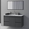 ארון אמבטיה עומד מודרני עם חזיתות פורמייקה FORMICA barracuda