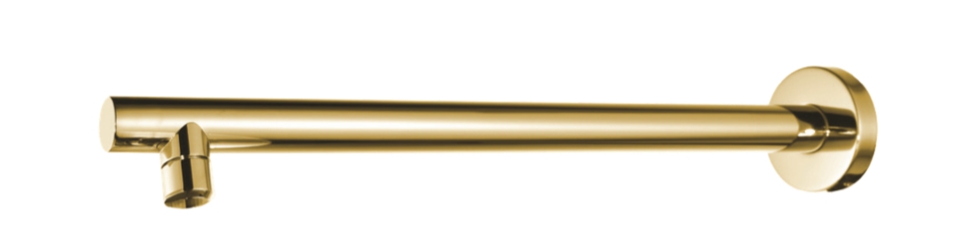 מאריך יציאת צינור מרובע זהב 40 ס"מ BRASS מאריך יציאת צינור מרובע זהב 40 ס"מ BRASS