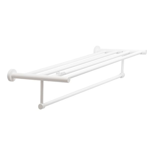 מדף מגבות 60 ס"מ זהב מט Round מדף מגבות 60 ס"מ זהב מט Round