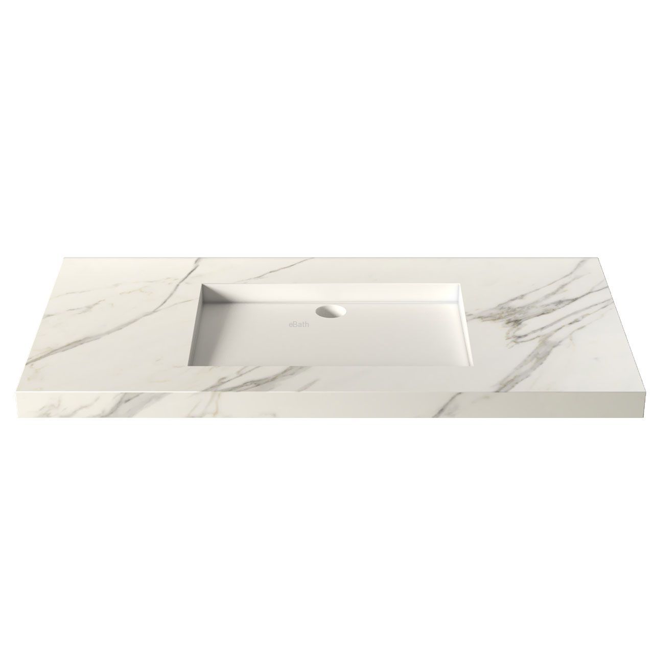 כיור גרניט פורצלן לבן מט בשילוב כיור חרס בעובי 5 ס"מ כיור גרניט פורצלן לבן מט בשילוב כיור חרס בעובי 5 ס"מ