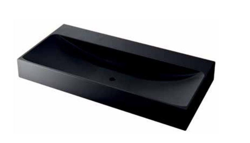 כיור אמבטיה חצי שקוע שחור מט, תלוי /מונח , עם חור/בלי חור במבחר מידות,דגם Scale כיור אמבטיה חצי שקוע שחור מט, תלוי /מונח , עם חור/בלי חור במבחר מידות,דגם Scale