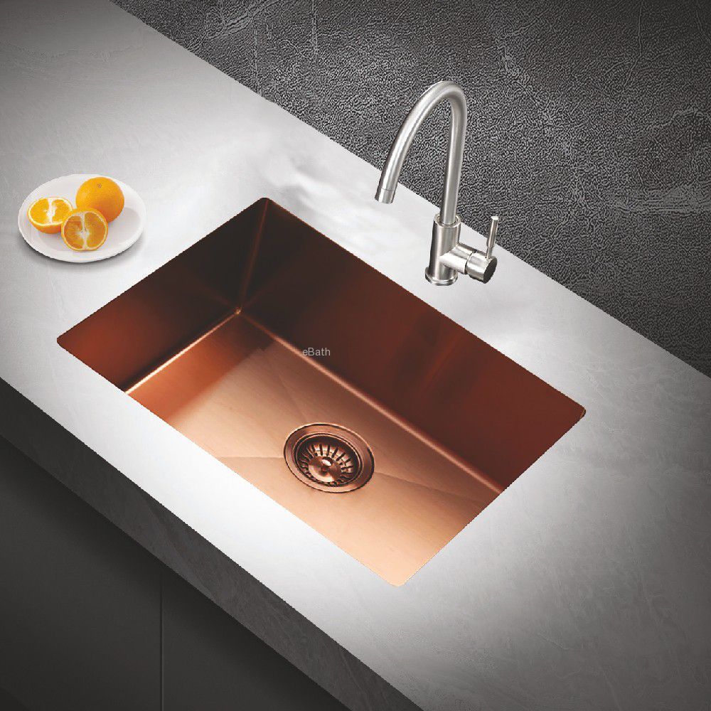 כיור מטבח נירוסטה רוז גולד - VINO 60 כיור מטבח נירוסטה רוז גולד - VINO 60