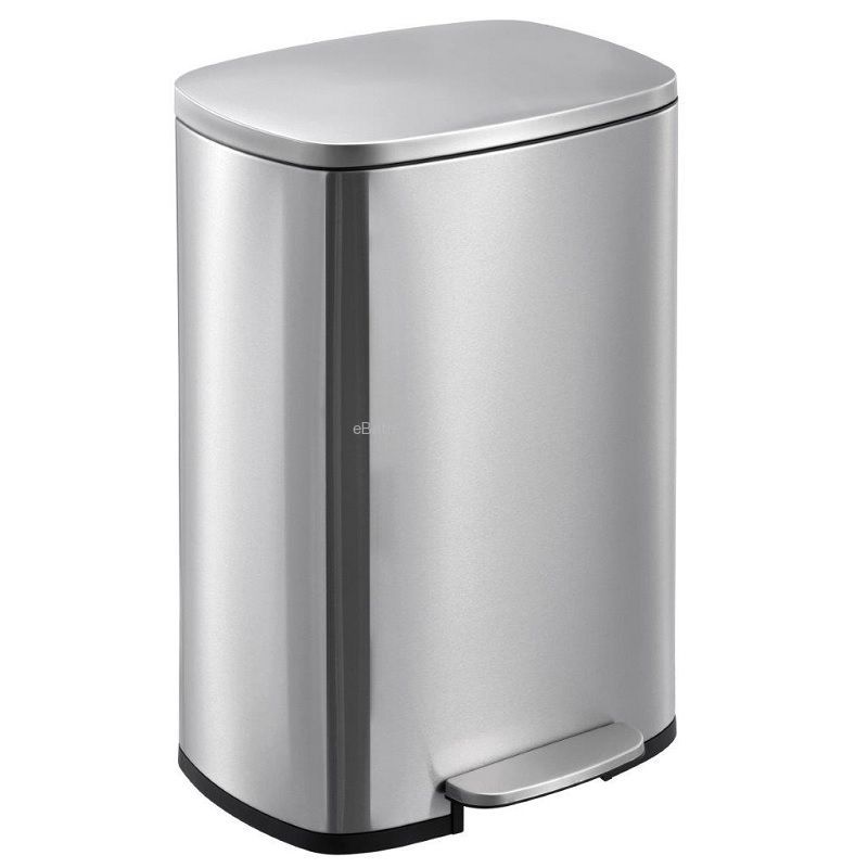 פח אשפה למטבח מוברש מרובע 30 ליטר AV פח אשפה למטבח מוברש מרובע 30 ליטר AV