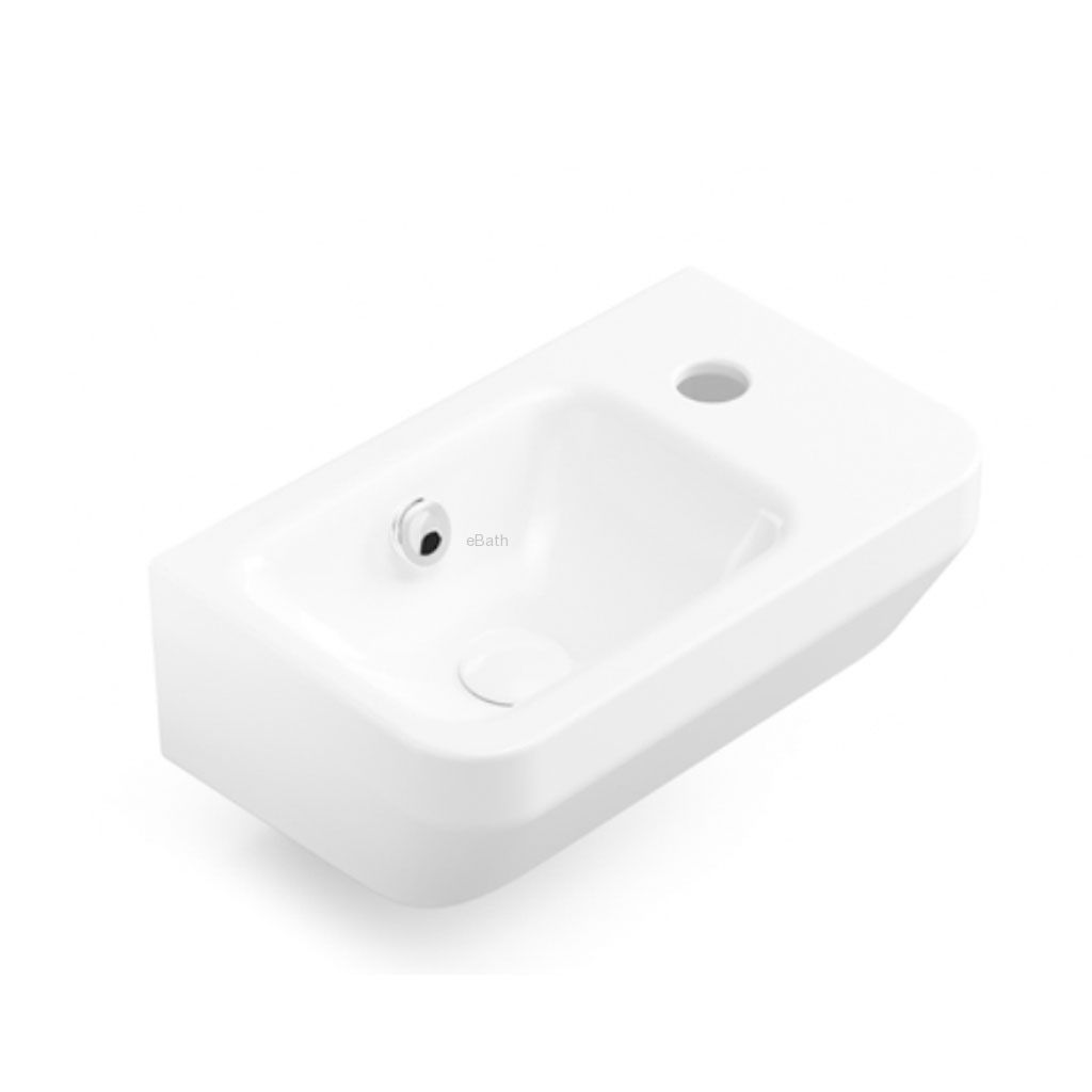 כיור מלבני תלוי לבן מבריק רוחב 50|עומק 20 כיור מלבני תלוי לבן מבריק רוחב 50|עומק 20