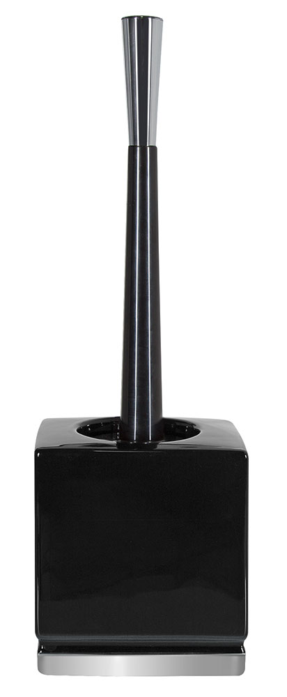 מברשת אסלה שחור עם כסף Roma מברשת אסלה שחור עם כסף Roma