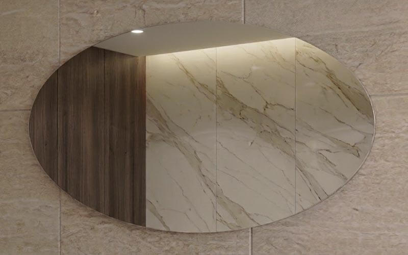 מראות אובלי למקלחת — eBath