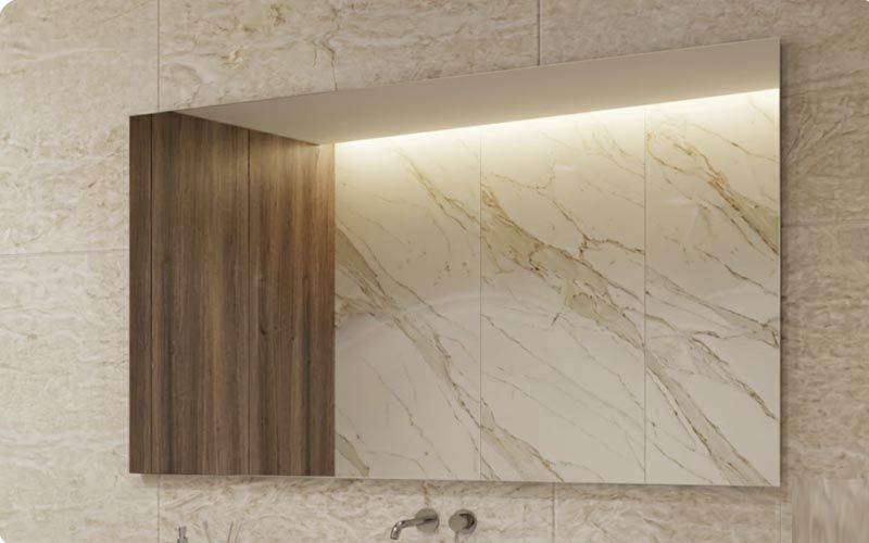 מראה למקלחת מרחפת מינימליסטית — eBath