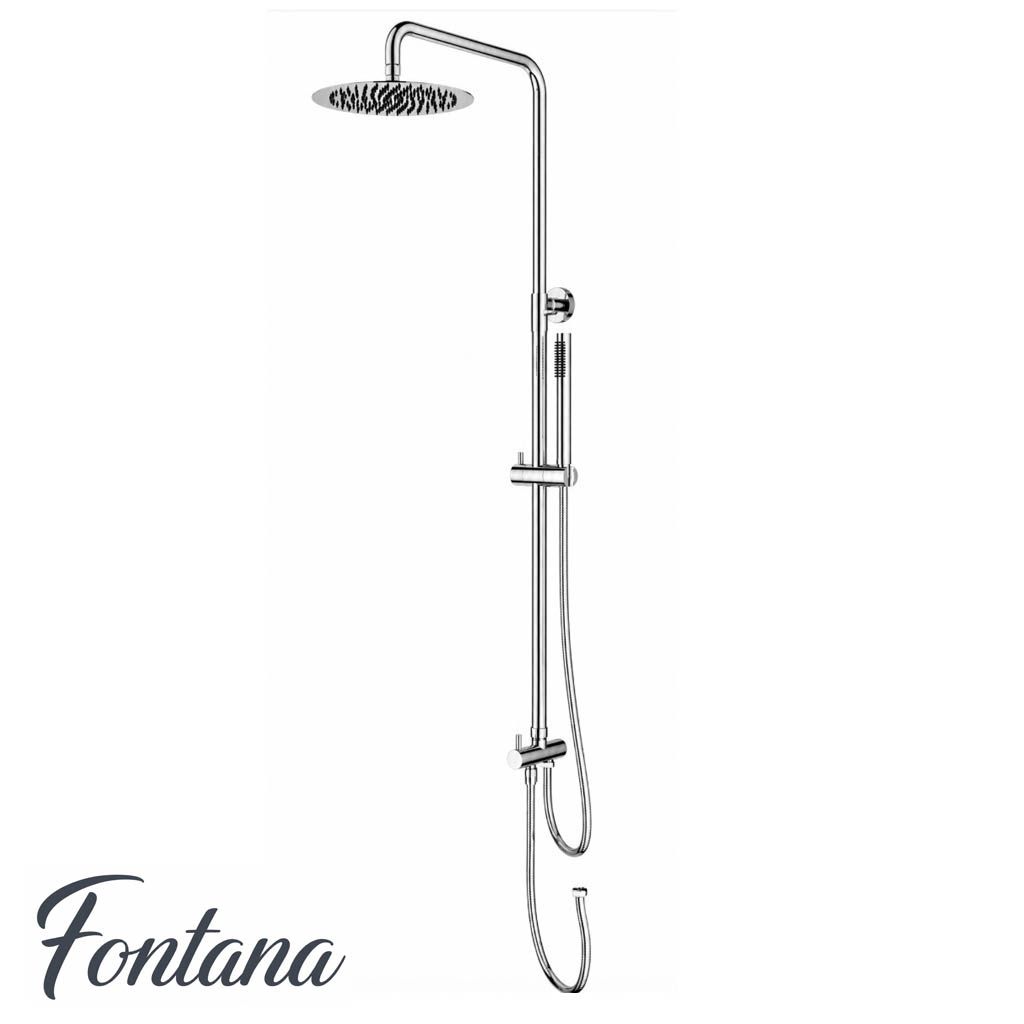 ערכת מקלחת Fontana ניקל מבריק
